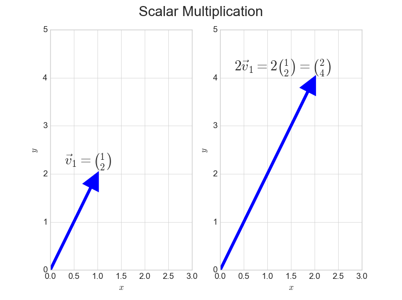 multiply a scalar with vector code